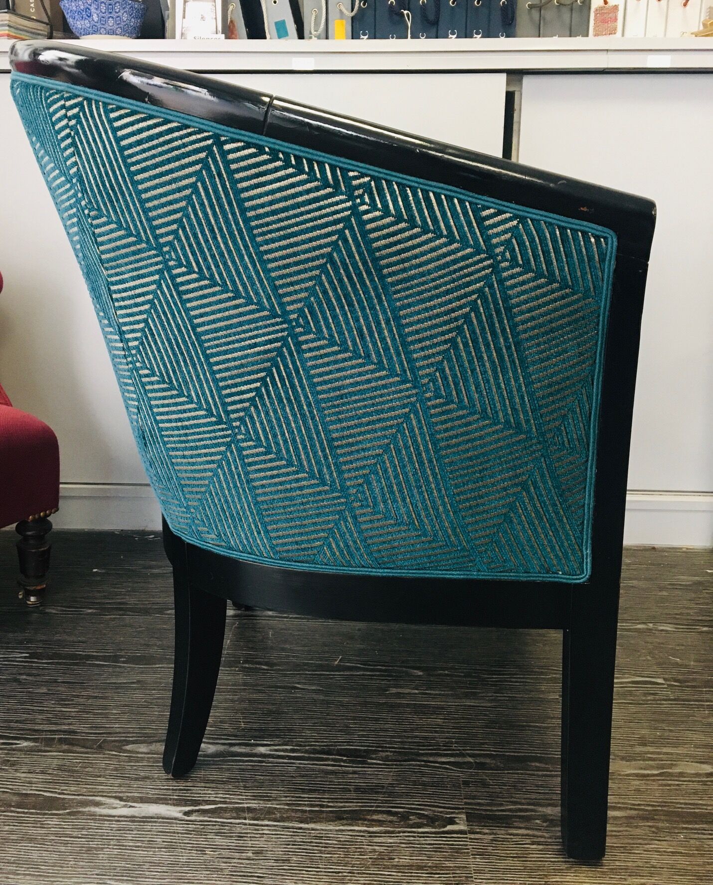 1930 tonneau armchairs