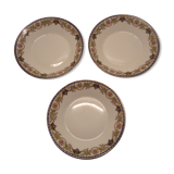 Porcelain cups of Limoges floral pattern