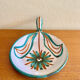 Large enamelled ceramic frying pan by Robert Picault