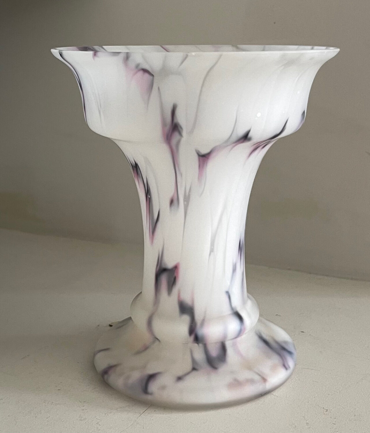 Vintage glass paste vase