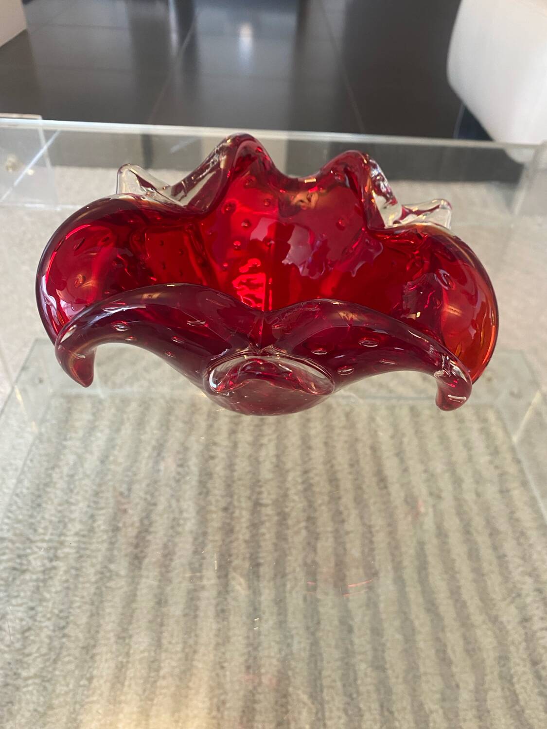 Vintage murano empty pocket by sommerso