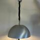 brushed metal chandelier up and down 1970