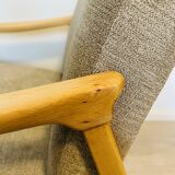 Fully restored Mid Century Armchair by Jiri Jiroutek from Czechoslovakia