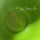Cache-pot vert vernissé