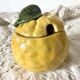 Pot à marmelade citron en barbotine