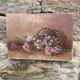 Painting bouquet, canvas on frame flowers 27X19.5