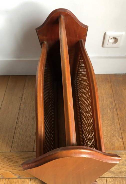 Wood and canning magazine holder