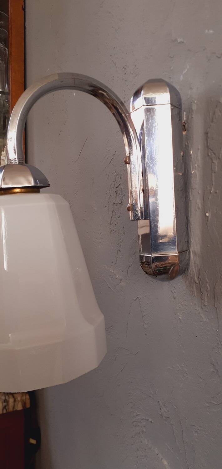 Art Deco Bathroom Wall Lamp Year 40.
