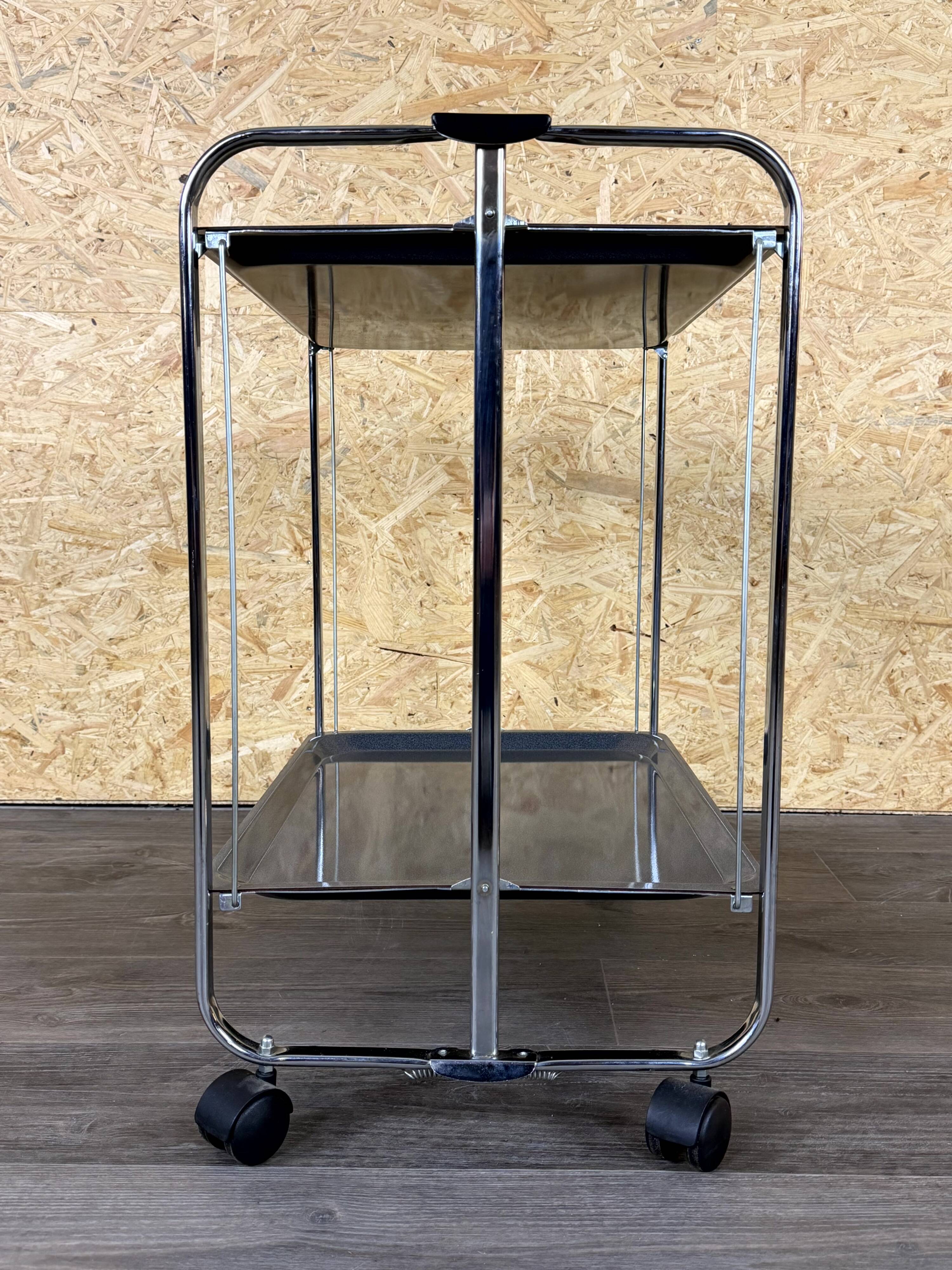 1960s 1970s Serving Cart Dinette Space Age in Metal Plastic