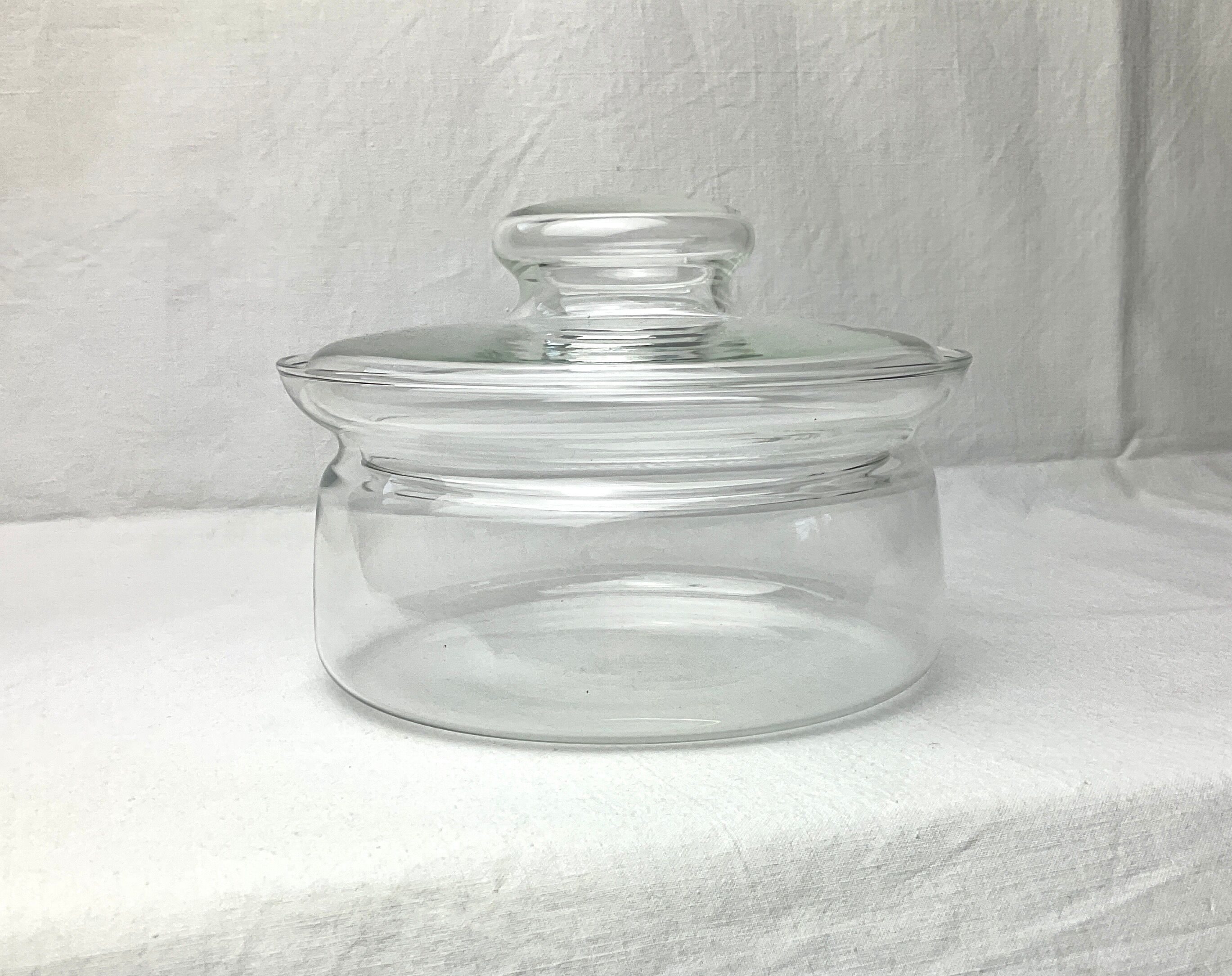 Glass candy box ⌀17