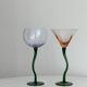 Duo de verres soufflés