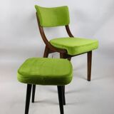 Vintage Green Stool, 1970s