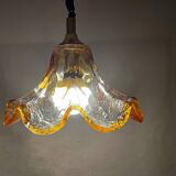 Murano glass pull down hanging light