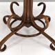 Bistro dining table in bentwood and cane from Alvar Aalto by Thonet