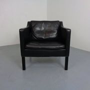 2321 Leather Armchair by Børge Mogensen for AS Fredericia Stolefabrik, Denmark, 1960s