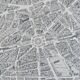 Map of Paris - Peltier Blondel La Rougery