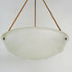 Old chandelier, suspension cavasque Art Deco 1 Fire, in glass paste. Year 30