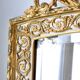 Large antique gilded mirror in the Baroque style