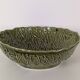 Cabbage leaf salad bowl