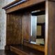 Large Oak Sideboard with Mirror, 1930s