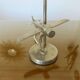 “Airplane” lamp in nickel-plated brass from the 40s and 50s