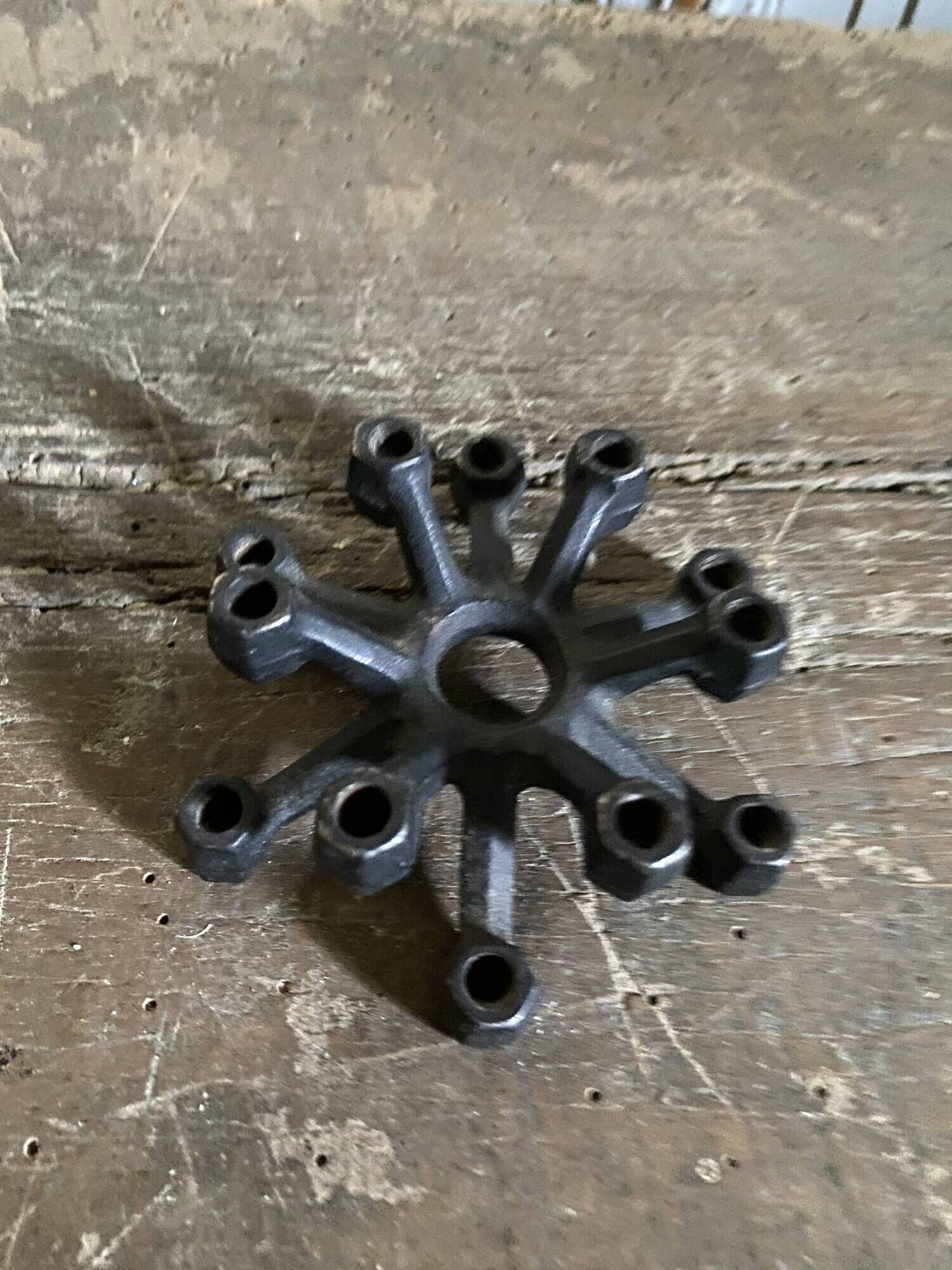 Vintage iron candelabrum "JAPAN"