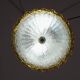 Italian Yellow Large Size Murano Glass Ceiling Fixture, Murano, 1980