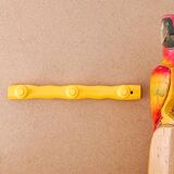 Wooden coat rack with 3 hooks