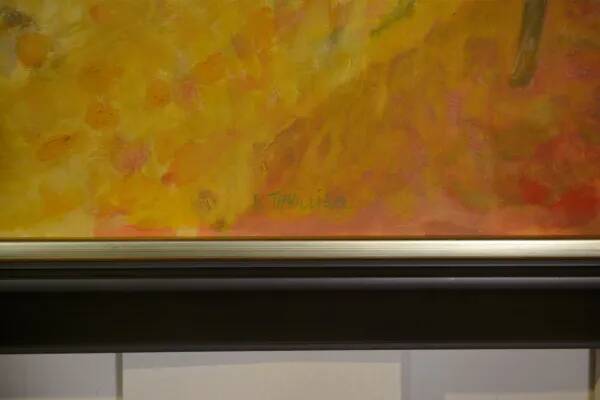 Oil painting on canvas still life post-impressionist The Cherries by L. Thuillier 2000