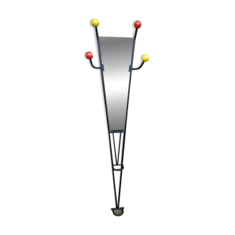 Vintage wall coat rack