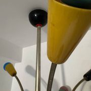 Multicoloured Sputnik chandelier from the 1960s.