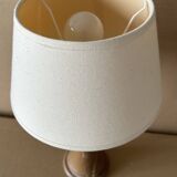 Petite lampe à poser, lampe de chevet vintage En grès émaillé, bon état, au