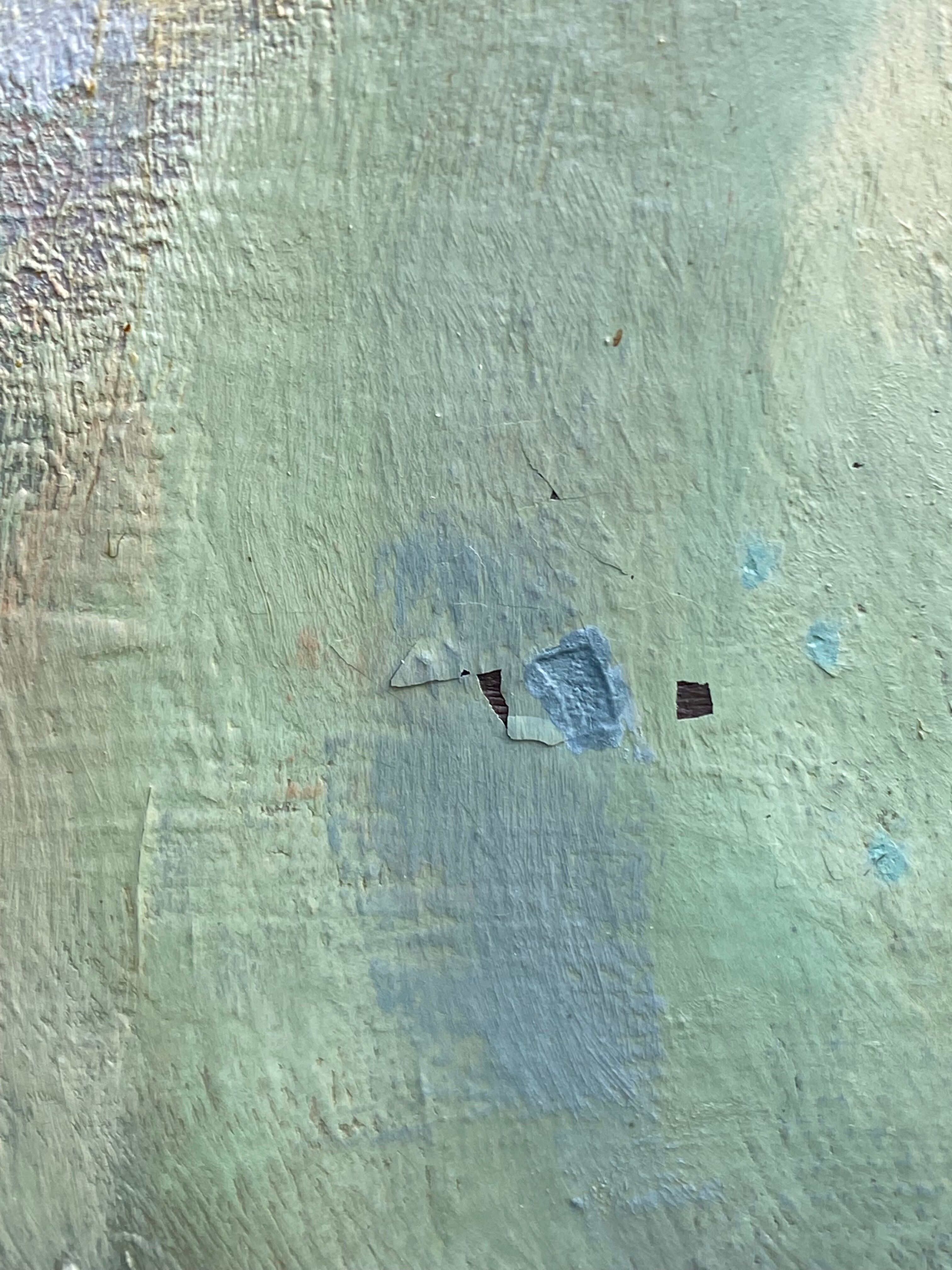 Painting of a naïve style horse