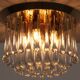 Set of two J.T. Kalmar Murano Raindrop hanging lamps, 1970 Austria