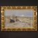 Italian painting watercolor seascape from the 20th century