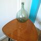 Table basse formica marron