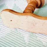 Double wooden hook