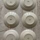 6 Lutèce Longchamp flat plates old iron earth