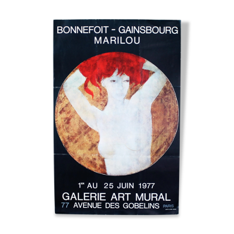 Affiche d'exposition 25 juin 1977