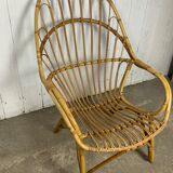 Rattan armchair