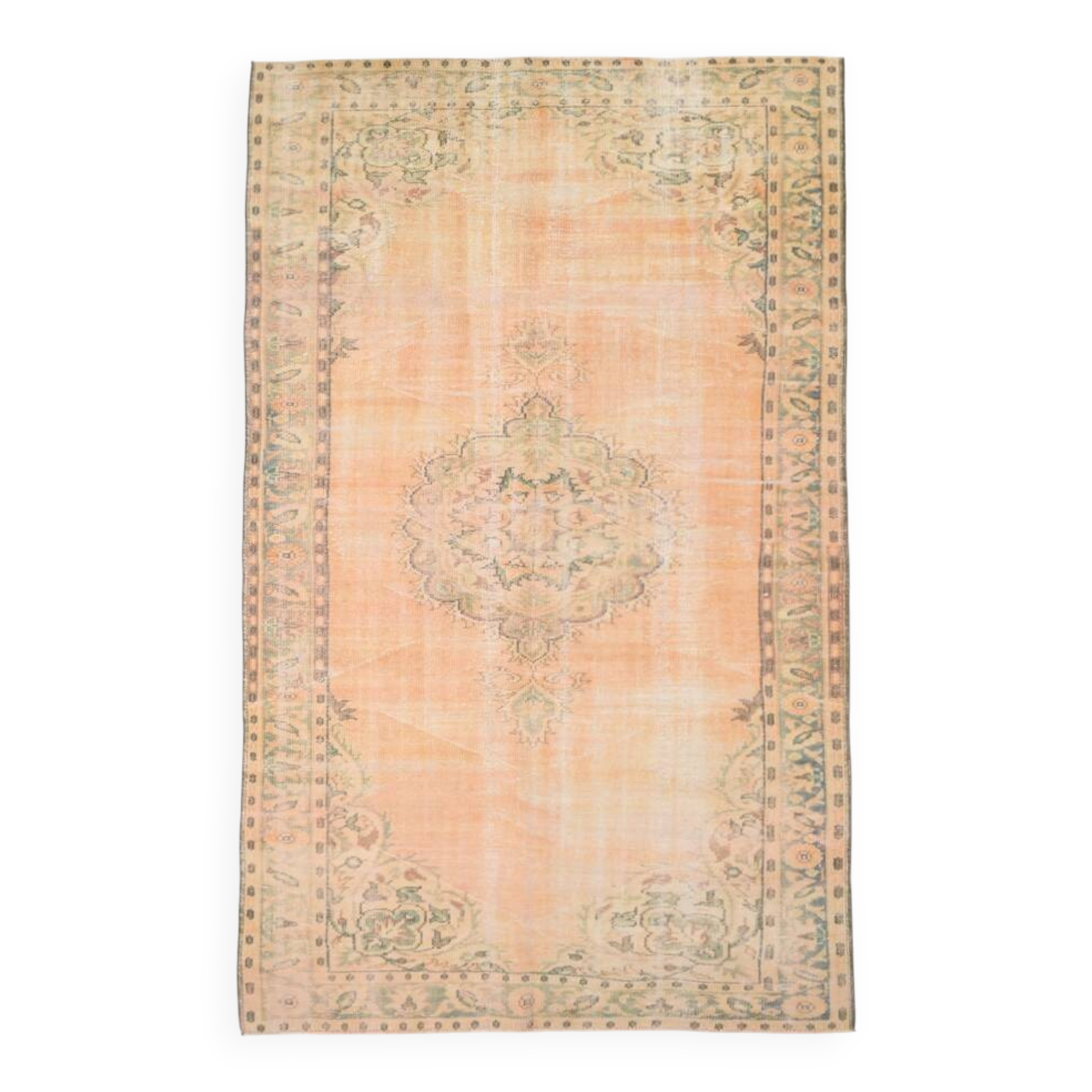6x9 Oushak Area Rug, Soft Handwoven Rug, 172x276 Cm