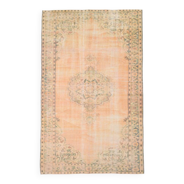 6x9 Oushak Area Rug, Soft Handwoven Rug, 172x276 Cm