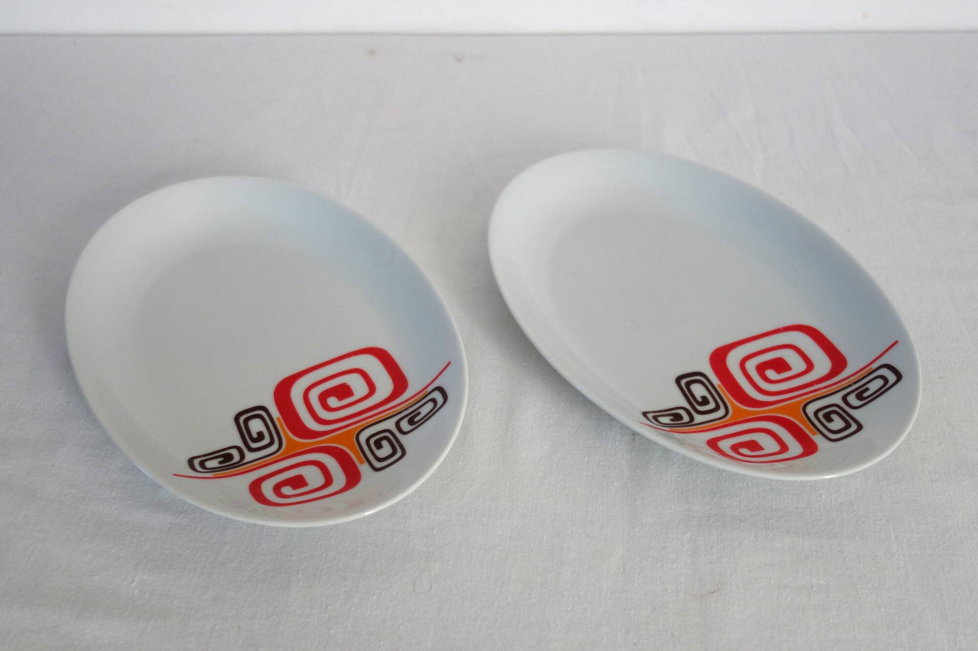 3 oval dishes Winterling Marktleuthen Bavaria 70's
