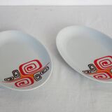 3 oval dishes Winterling Marktleuthen Bavaria 70's