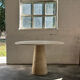 Dining table in travertine Up & Up, Italy, 1970s