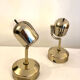 Vintage Fase adjustable wall lights in gold metal.