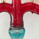 Candlestick glass tassels colors baroque chandelier