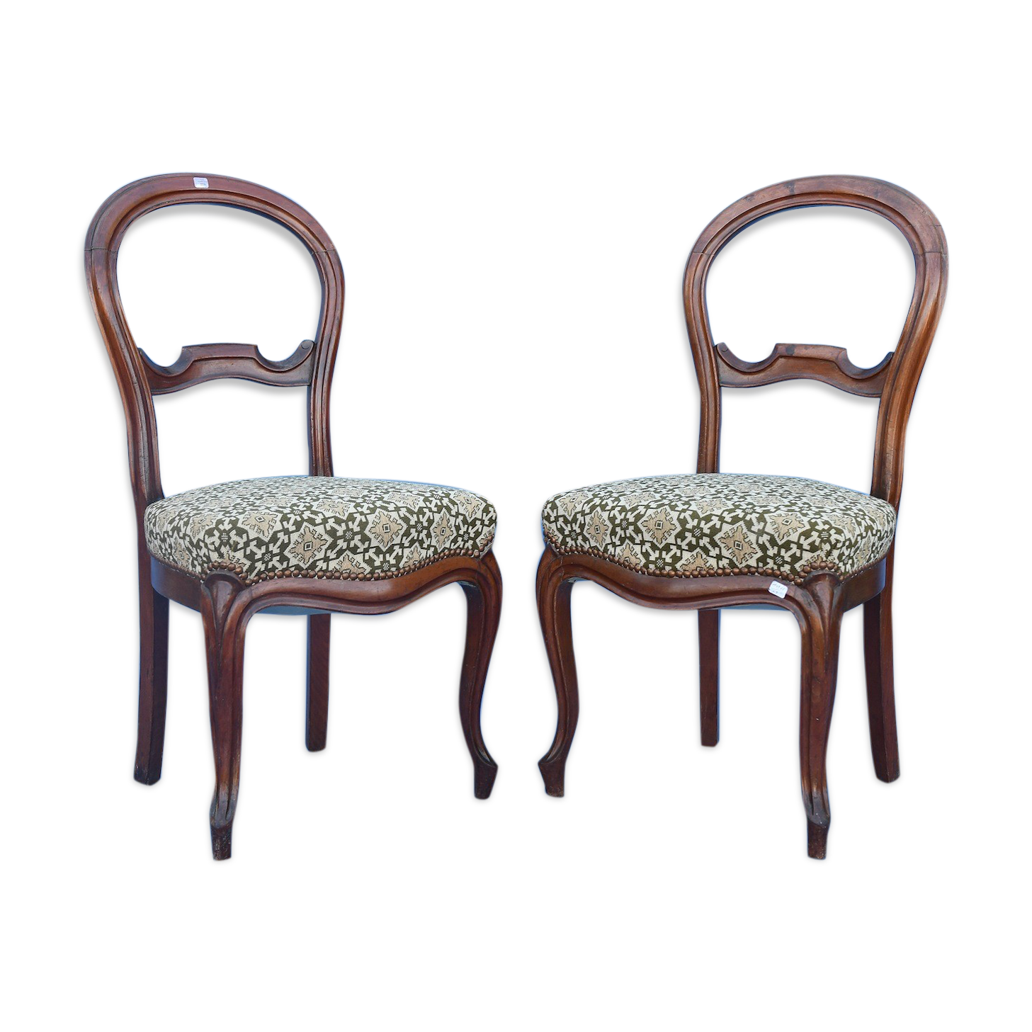 Pair of Louis Philippe style chairs