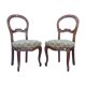Paire de chaises de style Louis Philippe