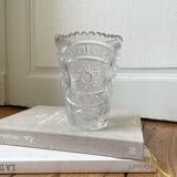 Art Deco Bohemian Crystal Vase